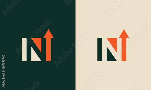 letter N up north logo