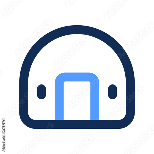 bunker outline color icon