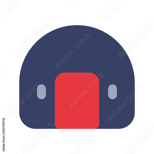 bunker flat icon