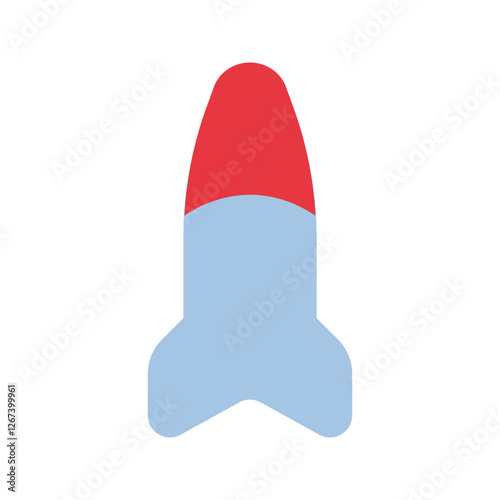 missile flat icon