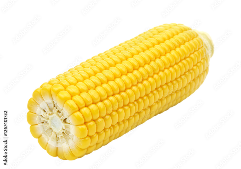 Perfectly Ripe Corn on the Cob, Ready to Be Cooked and Enjoyed