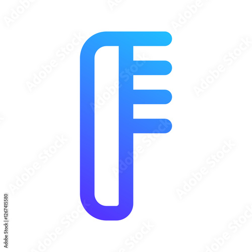 comb gradient icon