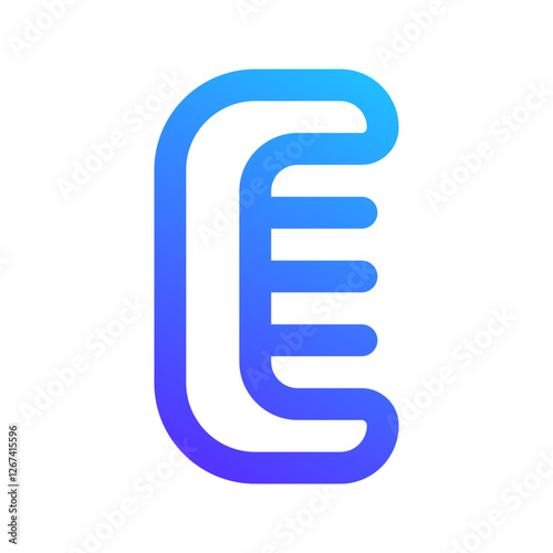 comb gradient icon