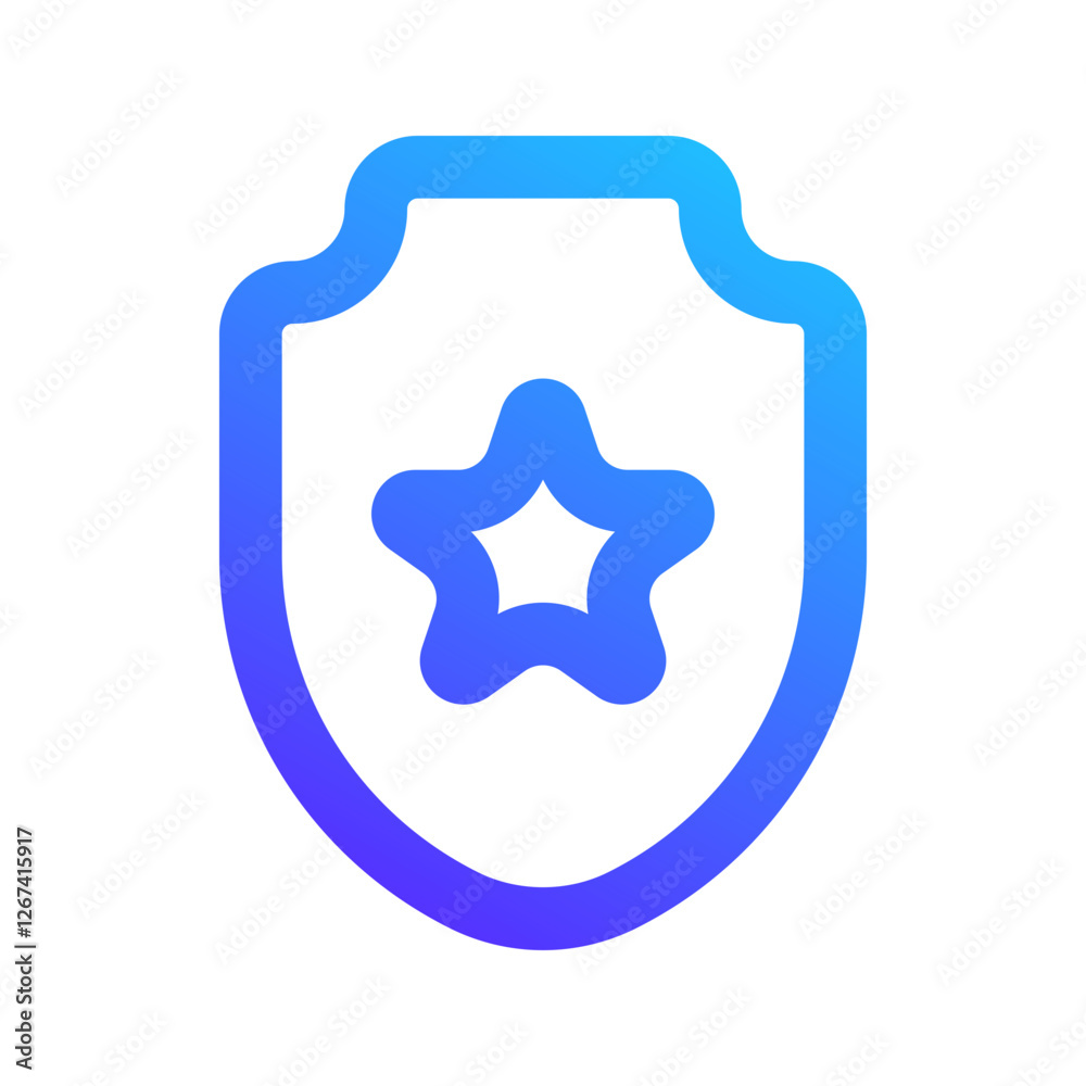 shield gradient icon