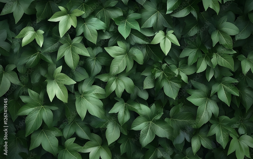 Deep green ivy leaves with beautiful botanical pattern and natural elegant texture ideal for modern interior decoration and aesthetic photography Deep green ivy leaves with beautiful botanical pattern and natural elegant texture ideal for modern interior decoration and aesthetic photography