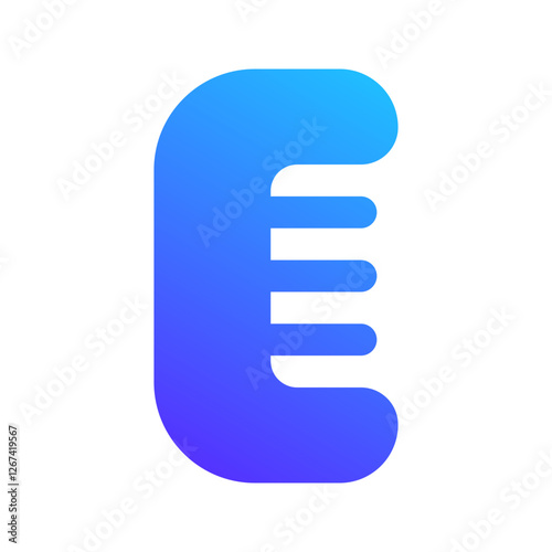 comb gradient fill icon