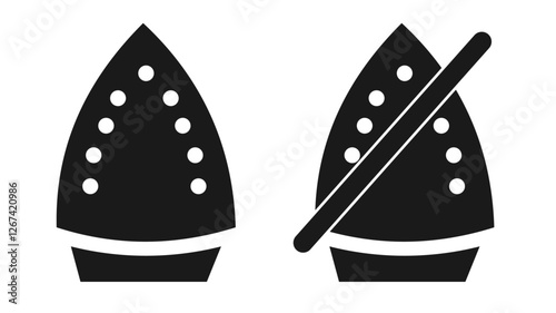 Ironing is not allowed,ironing icon