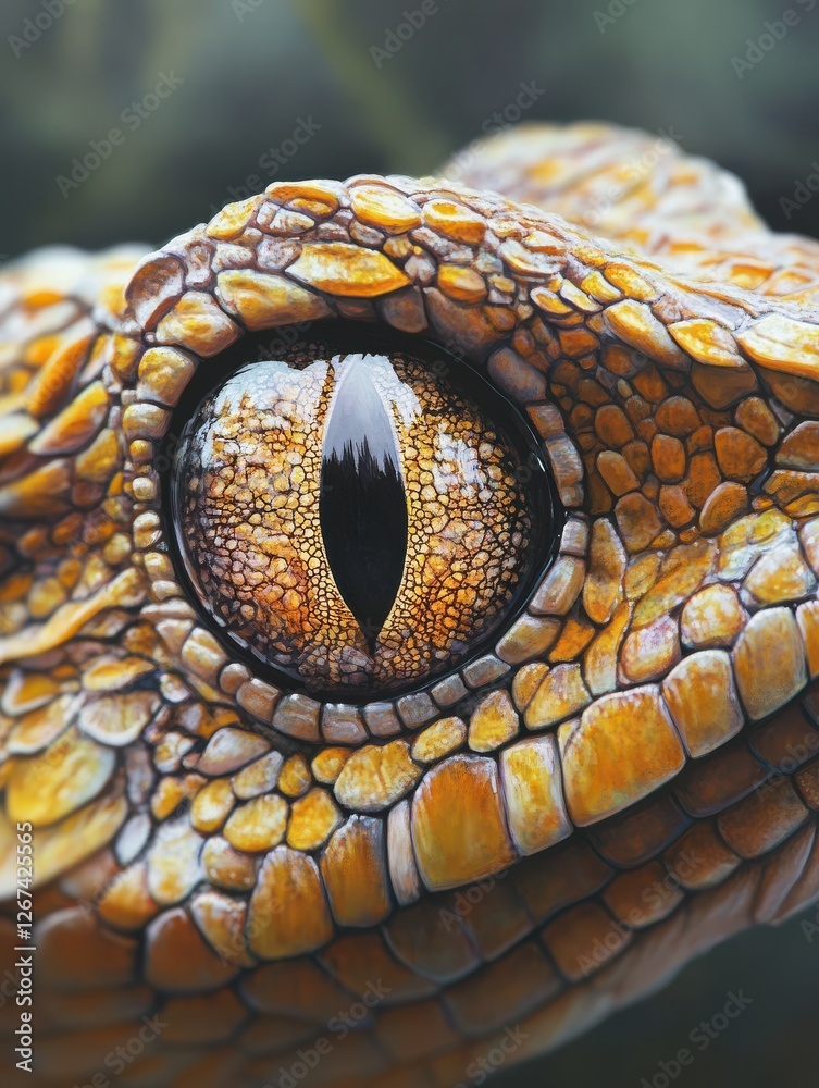 Fototapeta premium Snake Eye Close Up