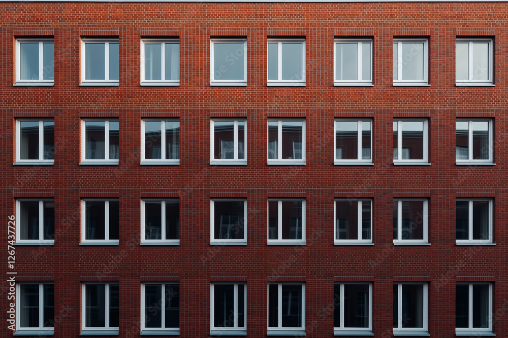 Fototapeta premium Brick Building Facade