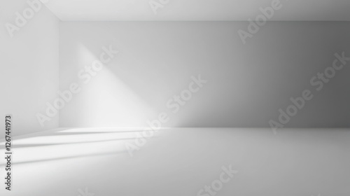 Blank light grey blurred background with radial gradient. Studio room backdrop. vignette photo effect. White gray empty template gradient illustration
