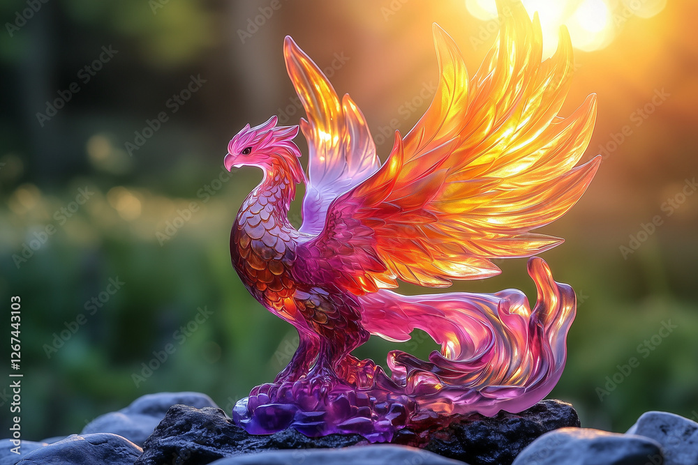 Obraz premium rooster in the sun