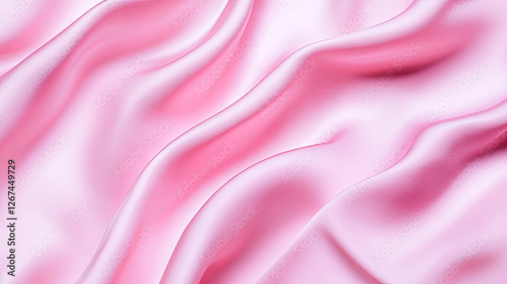 Soft pink silk background with flowing fabric texture Soft pink silk background with flowing fabric texture