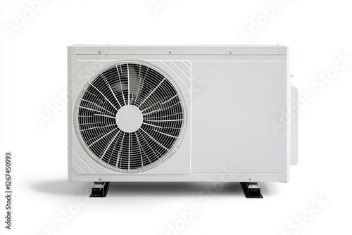 Modern air source heat pump unit for energy-efficient heating and cooling