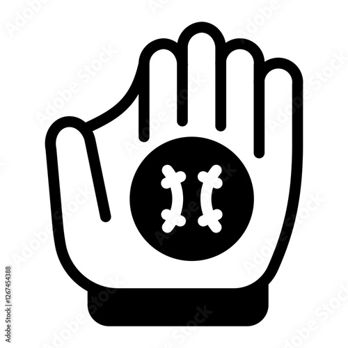 This Baseball Glove icon is suitable for Baseball Sport