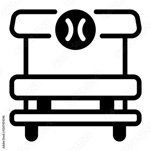 This Dugout Bench icon is suitable for Baseball Sport