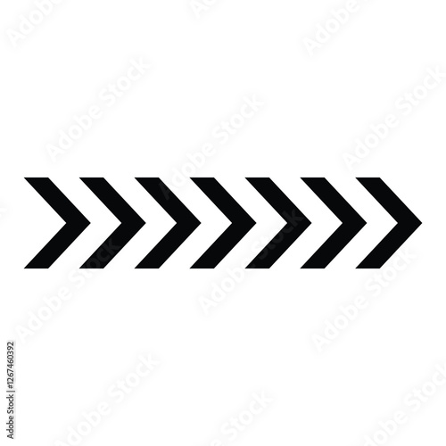 chevron pattern arrow icon vector design template