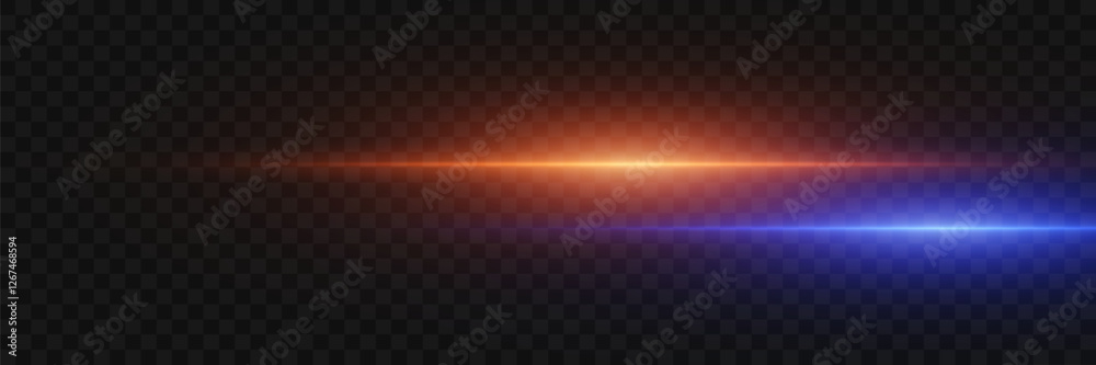Glowing light speed lines and dynamic speed motion. Vector illustration