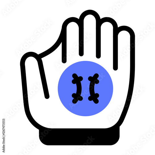 This Baseball Glove icon is suitable for Baseball Sport