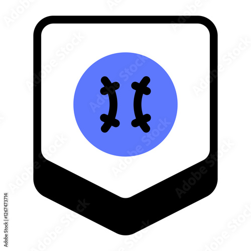 This Home Plate icon is suitable for Baseball Sport