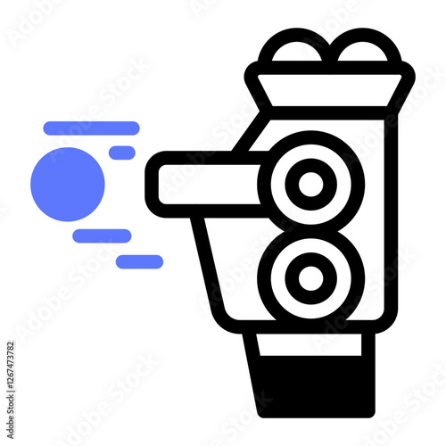 This Pitching Machine icon is suitable for Baseball Sport