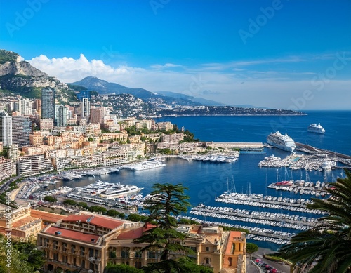 the principality of monaco on the french riviera