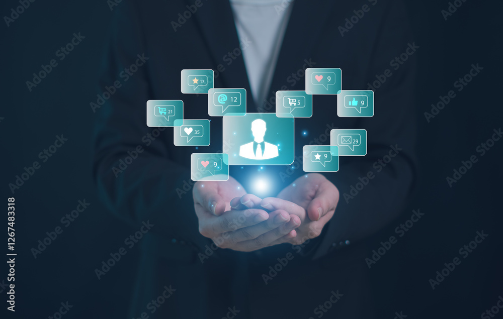 Using smart phone with Social media, living on vacation and communication.Social media and digital online concept. Using smart phone with Social media, living on vacation and communication.Social media and digital online concept.