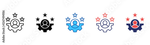 Expert icon sheet multiple style collection