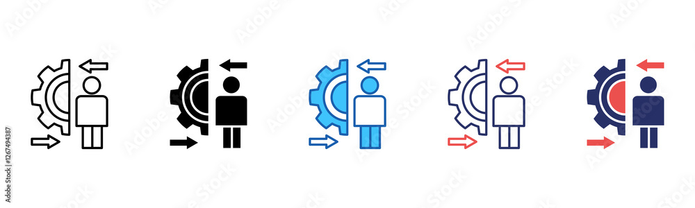 Transition icon sheet multiple style collection Transition icon sheet multiple style collection