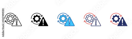 Problem icon sheet multiple style collection