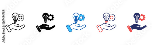 Solution icon sheet multiple style collection