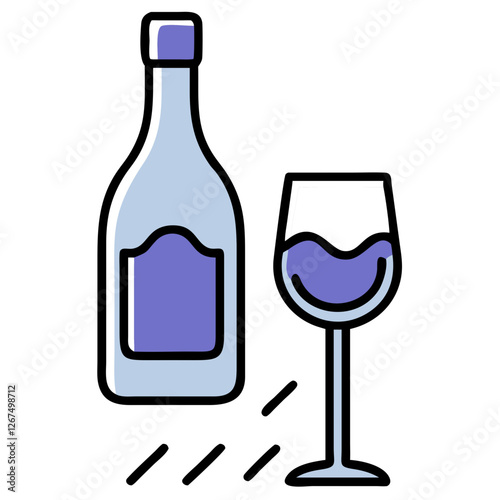 wine illustration