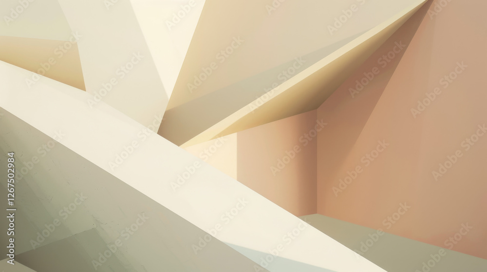 Obraz premium minimalist modern geometric background