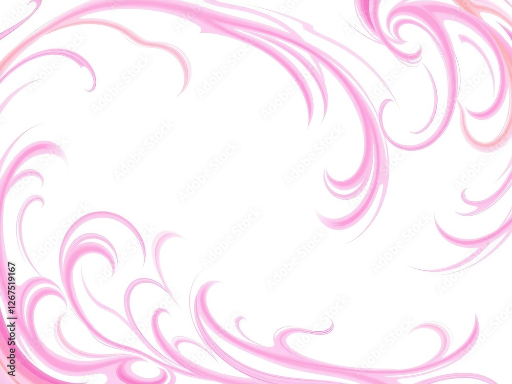 Swirling pink and orange patterns on a white background, digital art, swirling patterns, vibrant art Swirling pink and orange patterns on a white background, digital art, swirling patterns, vibrant art