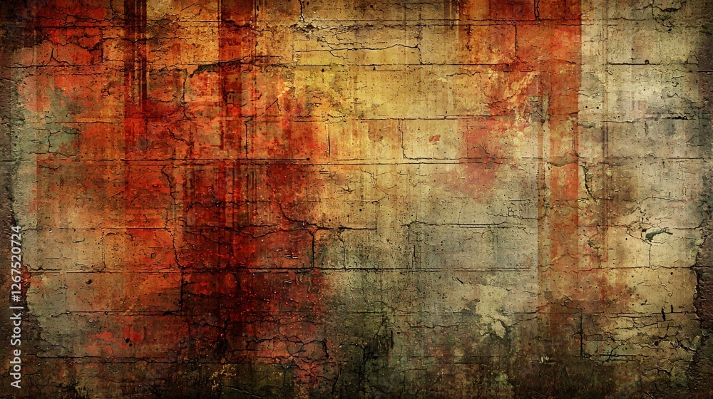 Grungy red brick wall texture background Grungy red brick wall texture background