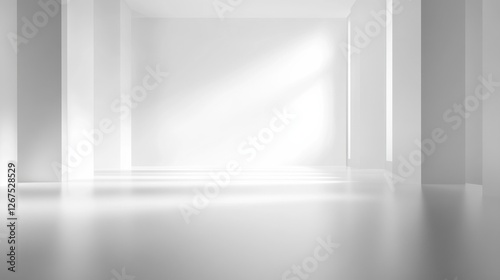 Wallpaper Mural Blank light grey blurred background with radial gradient. Studio room backdrop. vignette photo effect. White gray empty template gradient illustration Torontodigital.ca