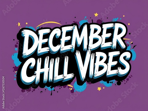 December Chill Vibes Graphic Design Artwork photo