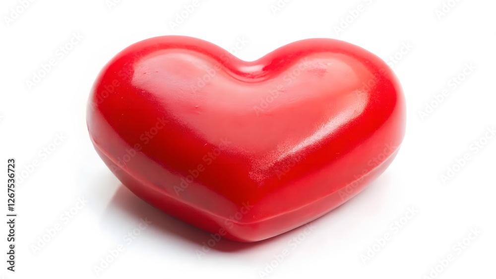 Red Heart Shape Object Red Heart Shape Object
