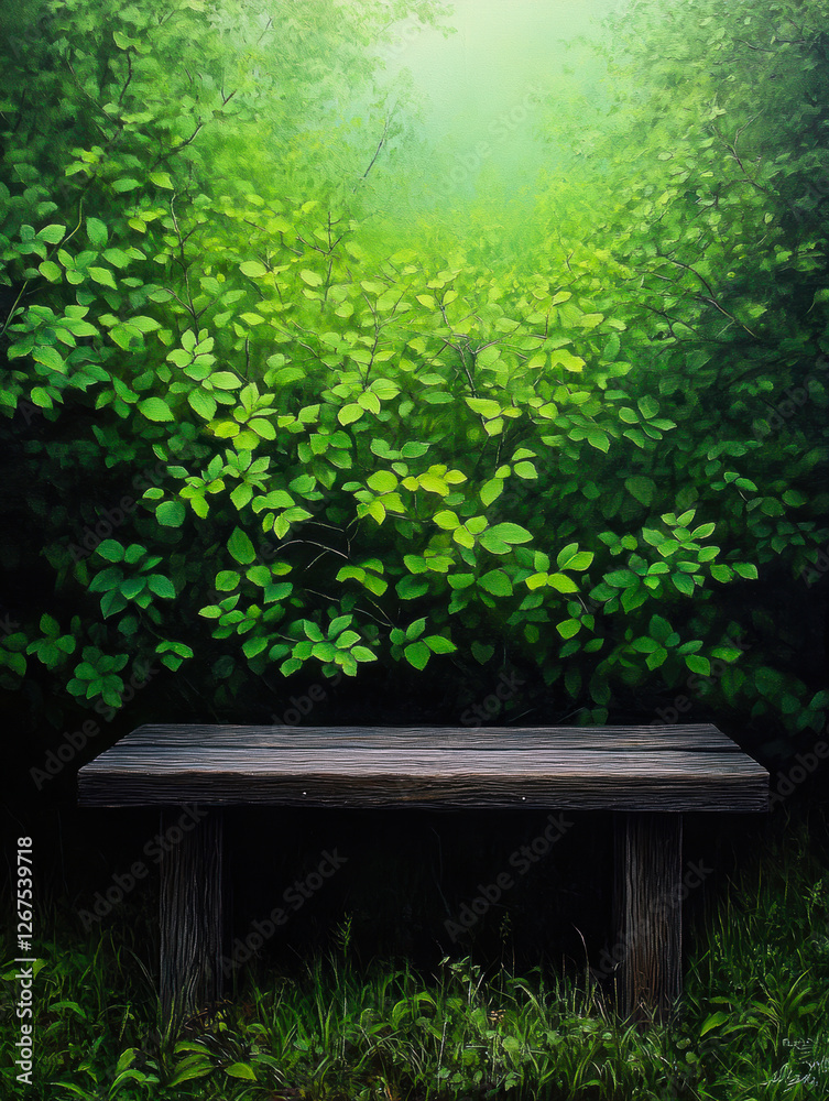 A serene bench nestled within lush greenery, inviting moments of reflection and connection with nature. A serene bench nestled within lush greenery, inviting moments of reflection and connection with nature.