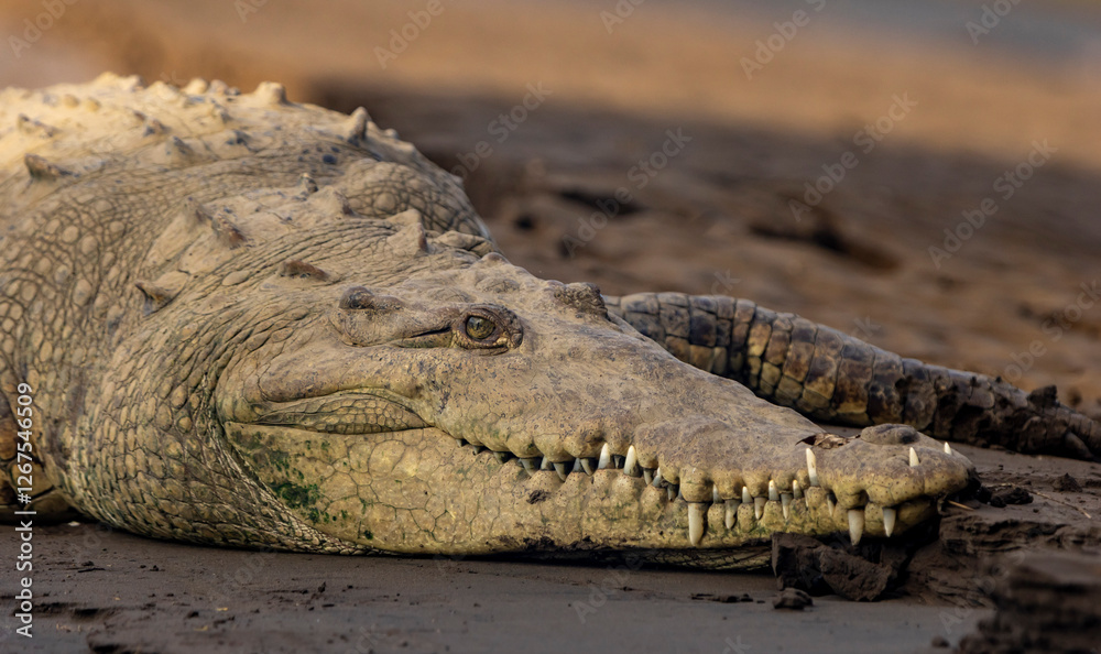 Fototapeta premium American crocodile