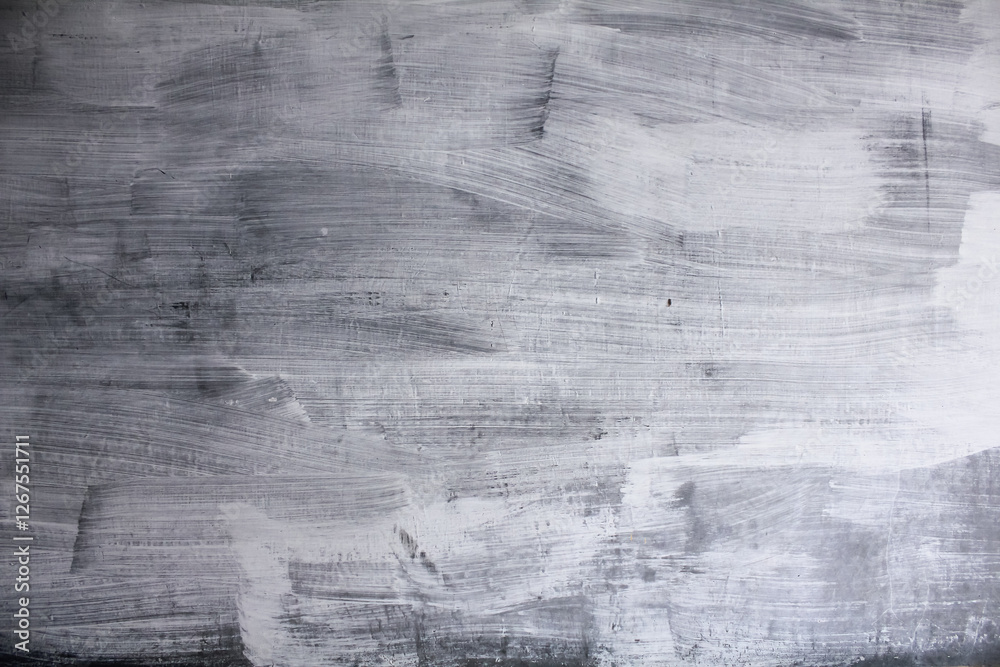 Obraz premium white cement wall with faded abstract pattern