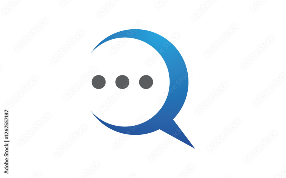 Speech message bubble icon Logo template vector illustration Speech message bubble icon Logo template vector illustration