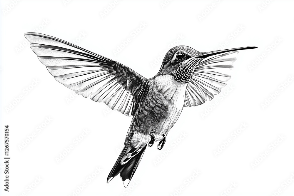 Obraz premium Hummingbird in flight