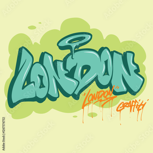 Canvas Print london graffiti.eps