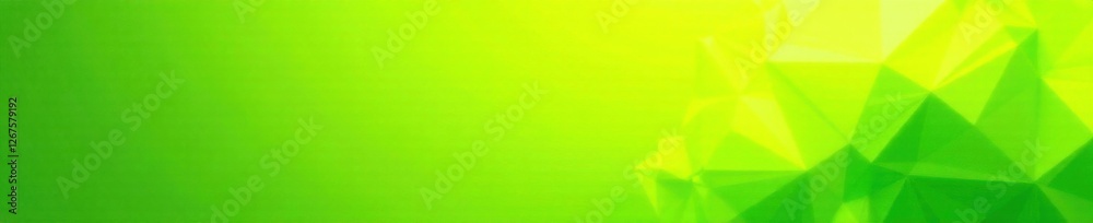 Obraz premium Yellow green bio background with abstract triangular shapes , abstract triangles, bio background, nature elements