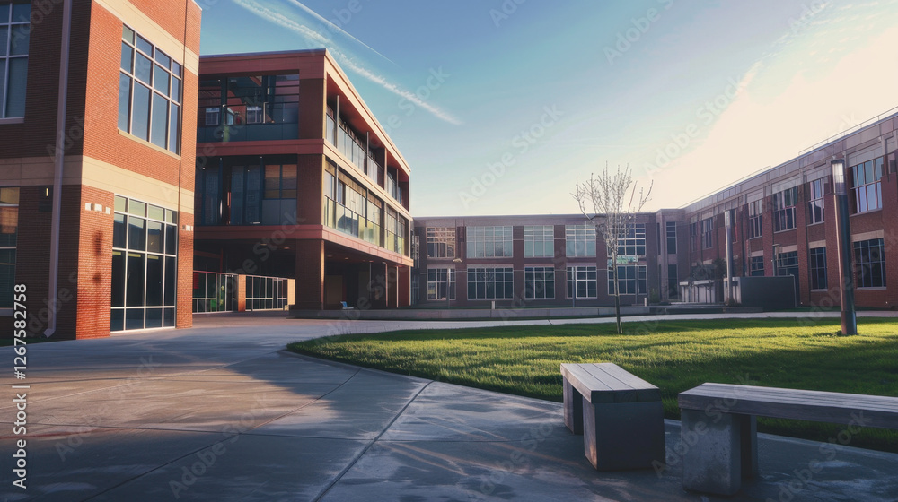 public school high school building public school high school building