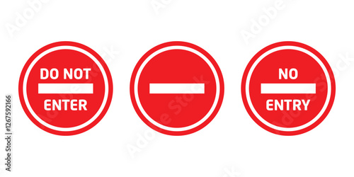 Free Download No Entry Sign Icon Set. - GFXLoad