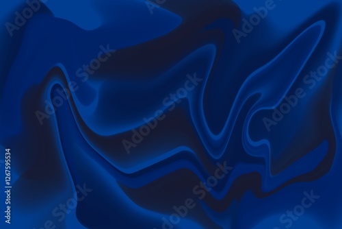 abstract blue silk background, dark blue marble abstract pattern ideal for design elements 
