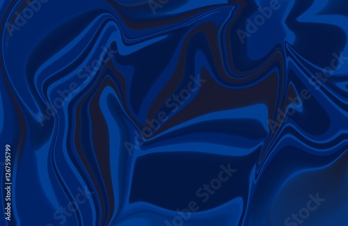 blue silk background, dark blue marble abstract pattern ideal for design elements 