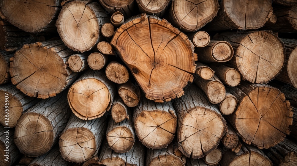 Wooden logs arranged in a circular pattern showcasing annual rings and textures ideal for backgrounds and wood-related themes Copy Space Wooden logs arranged in a circular pattern showcasing annual rings and textures ideal for backgrounds and wood-related themes Copy Space