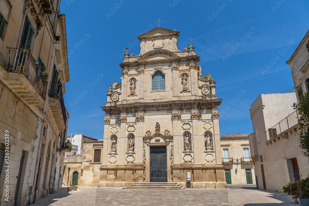 Chiesa di Santa Maria della Provvidenza, à Lecce, dans les Pouilles, Italie